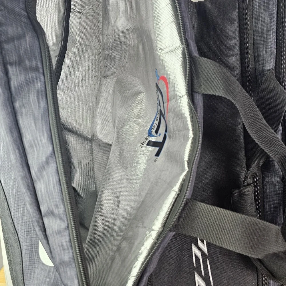 Head Djokovic Monstercombi 12 Racket Bag Black White‎ #283009 Tennis Backpack